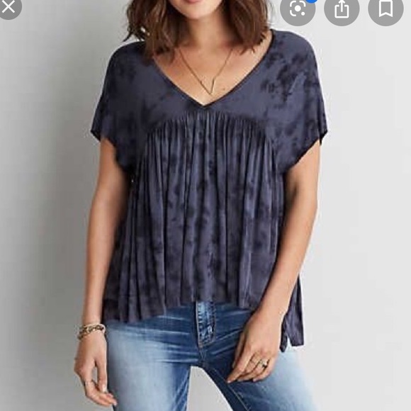 American Eagle Soft Tie Dye Tee - Picture 1 of 4
